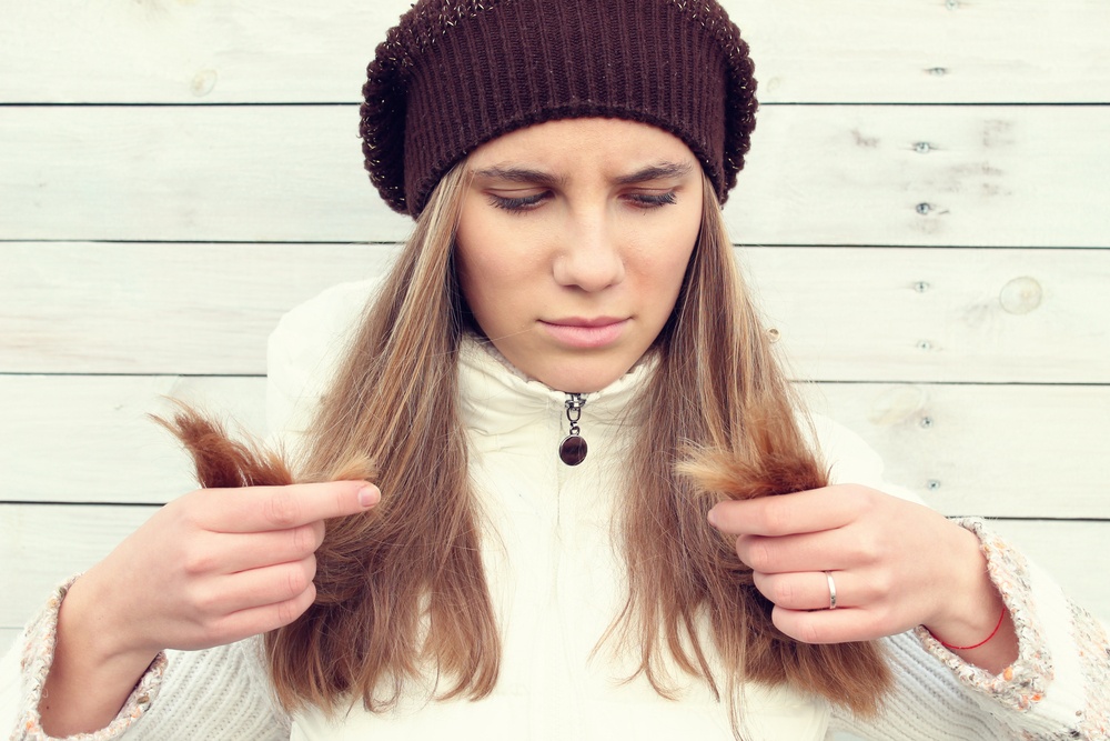 dry hair winter